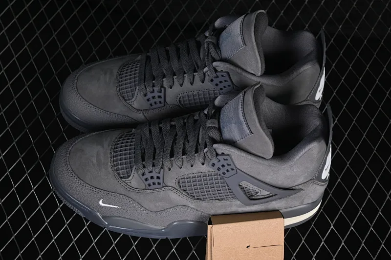 All categories Air Jordan Jordan series basketball shoes Air Jordan 4 GX foreign trade version Nigel Sylvester x Air Jordan 4 Retro "Grey" AJ4 Joe 4 joint gray brick HF4340-002
